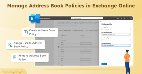 How to Create and Manage Address Book Policies in Exchange Online