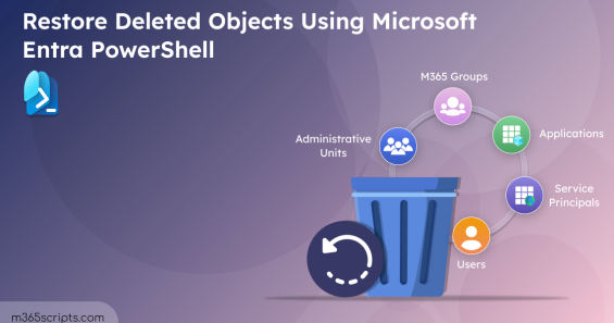 Restore Deleted Objects Using Microsoft Entra PowerShell