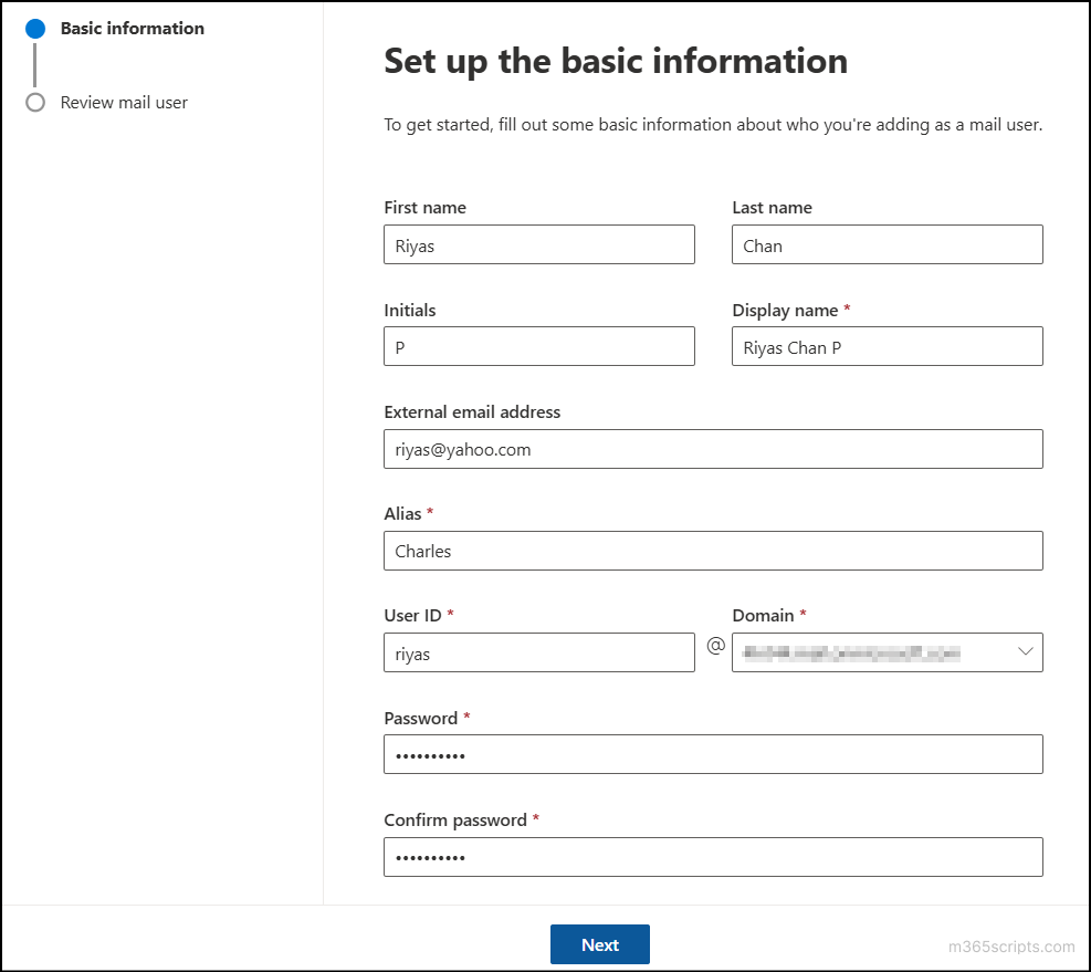 Mail User How to Manage Mail Users in Exchange Online