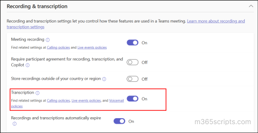 Microsoft Audio Recaps Feature Get Audio Recap of Microsoft Teams Meetings