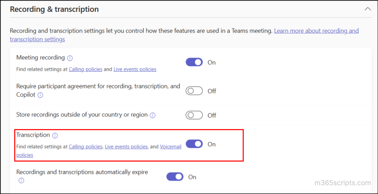 Get Audio Recap of Microsoft Teams Meetings