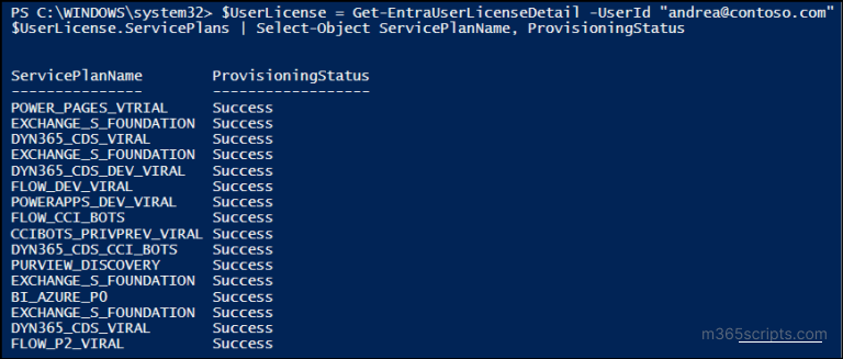 Manage User Licenses Using Microsoft Entra PowerShell