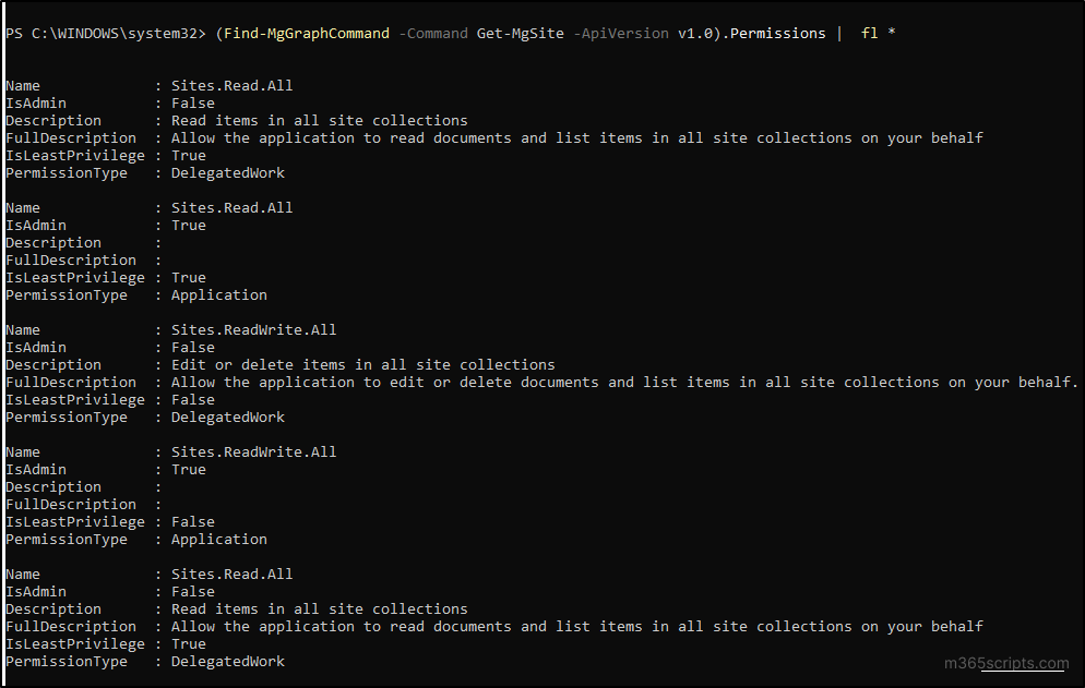 How to Find the Right Microsoft Graph Scope for Cmdlets