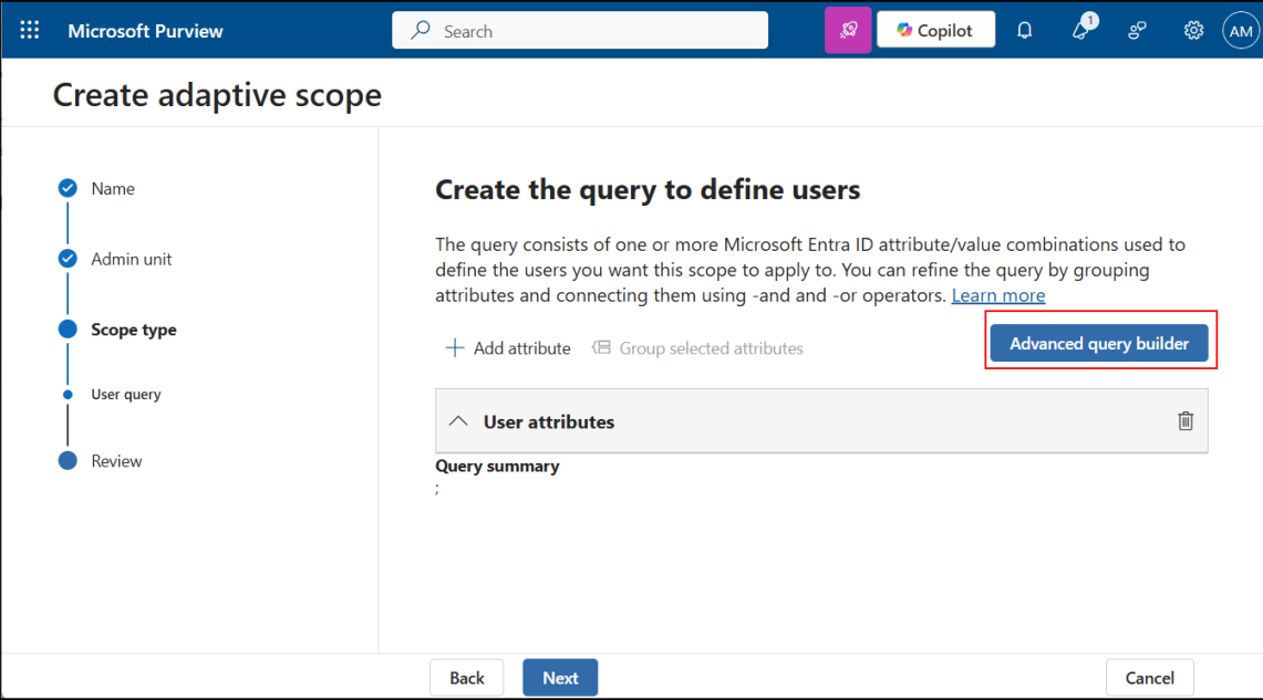 Scope Microsoft Program Create Adaptive Scopes in Microsoft Purview