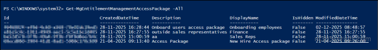 Get Entra Access Package Reports Using PowerShell