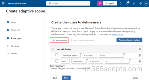 create-query-for-adaptive-scope