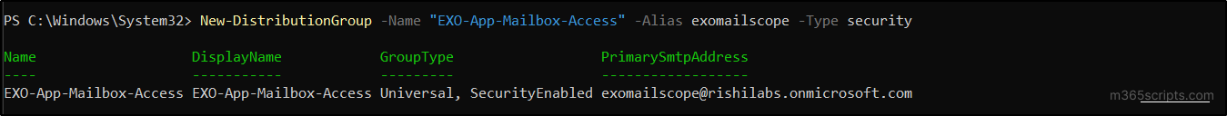new-mail-enabled-security-group-to-limit-application-permissions
