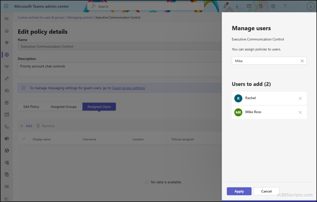 Block Chat Allow or Block Chat Messages in Microsoft Teams