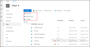 Web part page vs wiki page vs site pages in Sharepoint