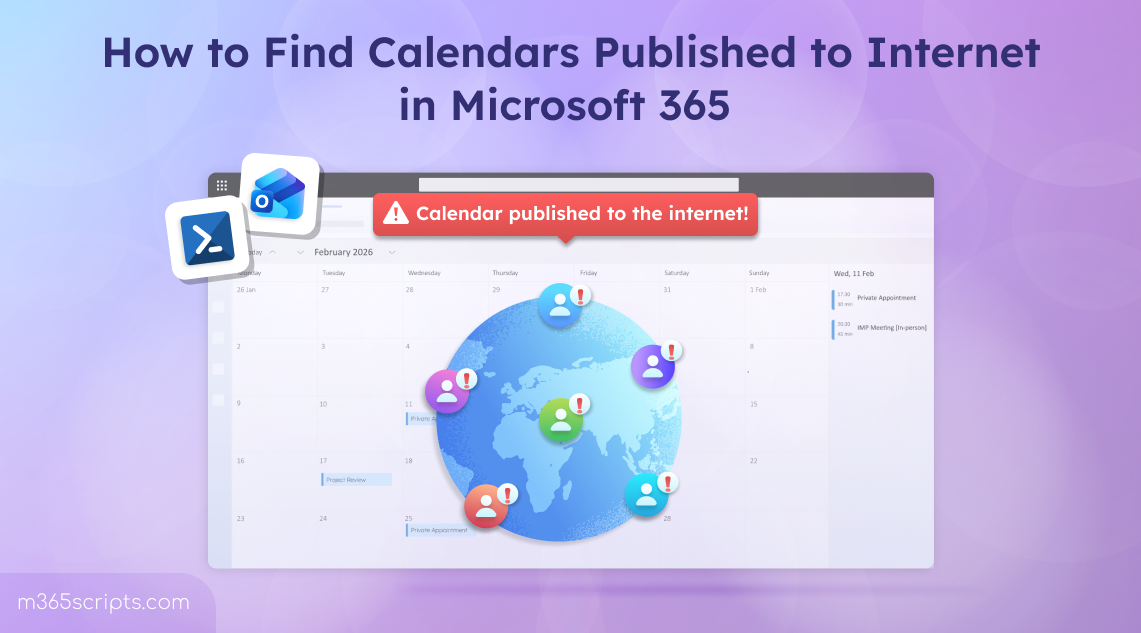 How to Find and Unpublish Internet Calendars in Microsoft 365