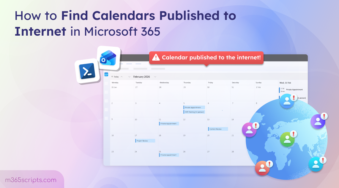 How to Find and Unpublish Internet Calendars in Microsoft 365