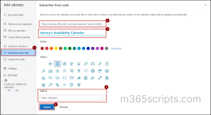 How to subscribe to a calendar