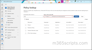 How to Find Which Retention Policies Are Applied to SharePoint Sites