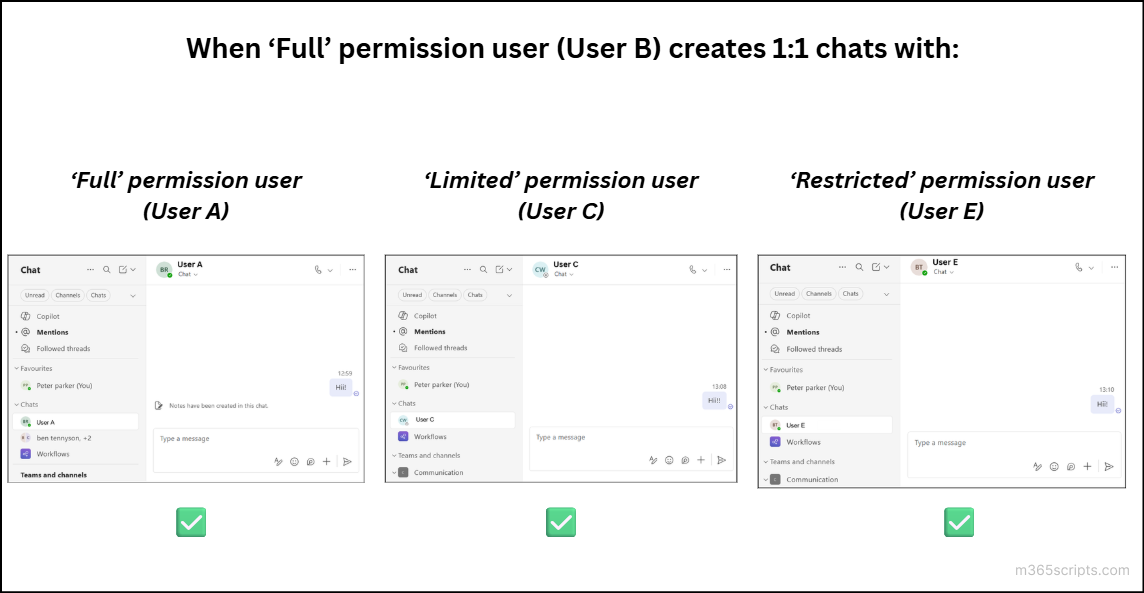 full permission user chat permission