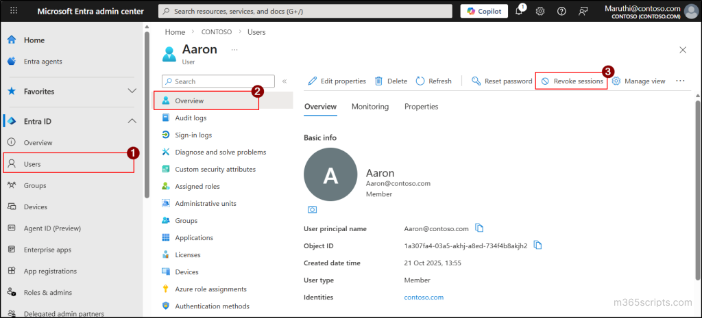 How to Revoke User Access Using Microsoft Entra ID