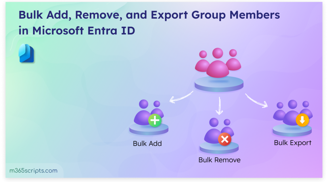 Bulk Manage Group Members in Microsoft Entra ID