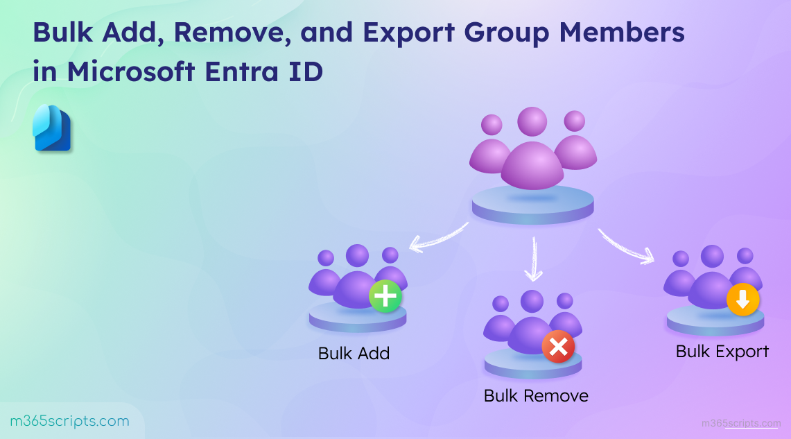 Bulk Manage Group Members in Microsoft Entra ID