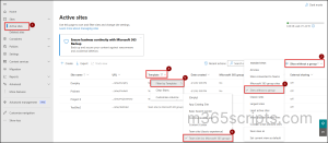 Find team sites without a group in SharePoint admin center