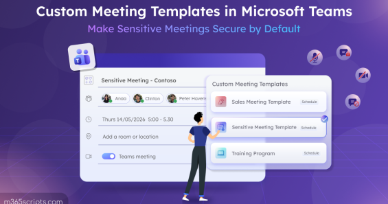 Create Custom Meeting Templates in Microsoft Teams