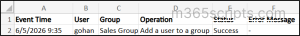 Add a user to a specific Active Directory group