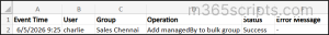 Assign Manager to an Active Directory Group