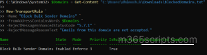 Block Emails from Specific Domains Using Mail Flow Rules