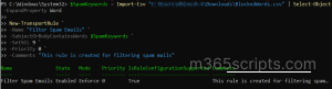 Filter Spam Emails in Bulk Using Mail Flow Rules