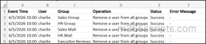 Remove a User from All Groups