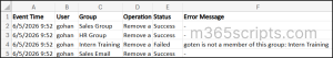 Remove a User from Multiple Groups