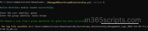 Remove an AD User from a Group