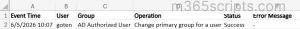 Set a Users Primary Group in Active_Directory