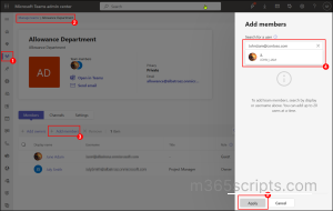 Add Existing Guest to a Team Using Teams Admin Center