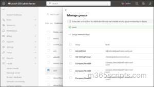Retrieve a User&rsquo;s Group Memberships Using the Microsoft 365 Admin Center