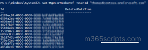 Retrieve group memberships using PowerShell cmdlets 1