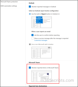 Security submissions in Defender