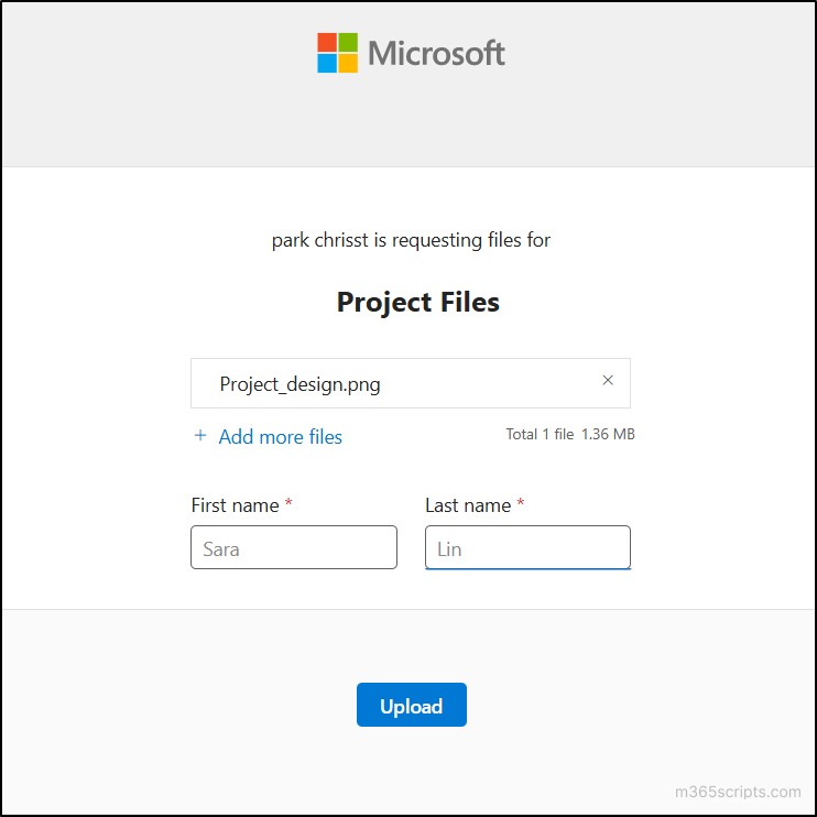 How Users Can Upload Files Using OneDrive File Requests